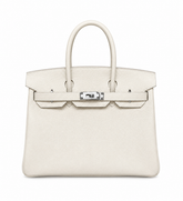 Birkin 30 Retourne in Craie Togo Leather (Palladium Hardware)