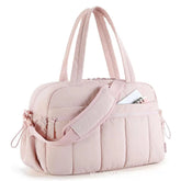 Women's Waterproof Travel/Gym/Diaper Bag – Suitable as carry-on luggage and compatible with strollers.