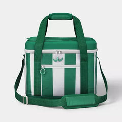 Green rectangular soft-sided thermal bag