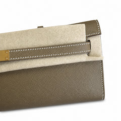 Kelly Cut 31 handbag Epsom leather picture elephant gray ready stock