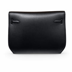 Kelly Depeches25 Black Silver Box Leather