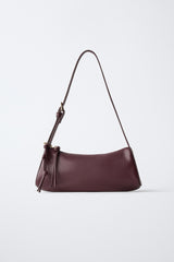 Soft baguette shoulder bag