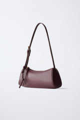 Soft baguette shoulder bag
