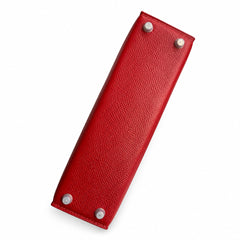Fully hand-sewn👉Second generation Mini Kelly 19cm imported Epsom leather flag red silver buckle